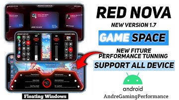How To Increase Gaming Performance On Android - Game Space Red Nova Premium Version 1.7 ROG Phone