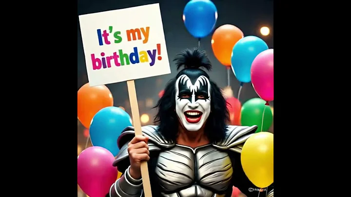 Gene Simmons KISS Happy Birthday