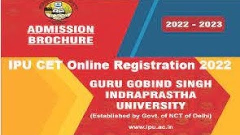 IPU Admission Brochure 2022 !!  #IPU #Admissionbrochure2022
