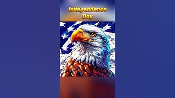 Independence Day - Color Up #art #eagles  #tiktok  #trending #shorts