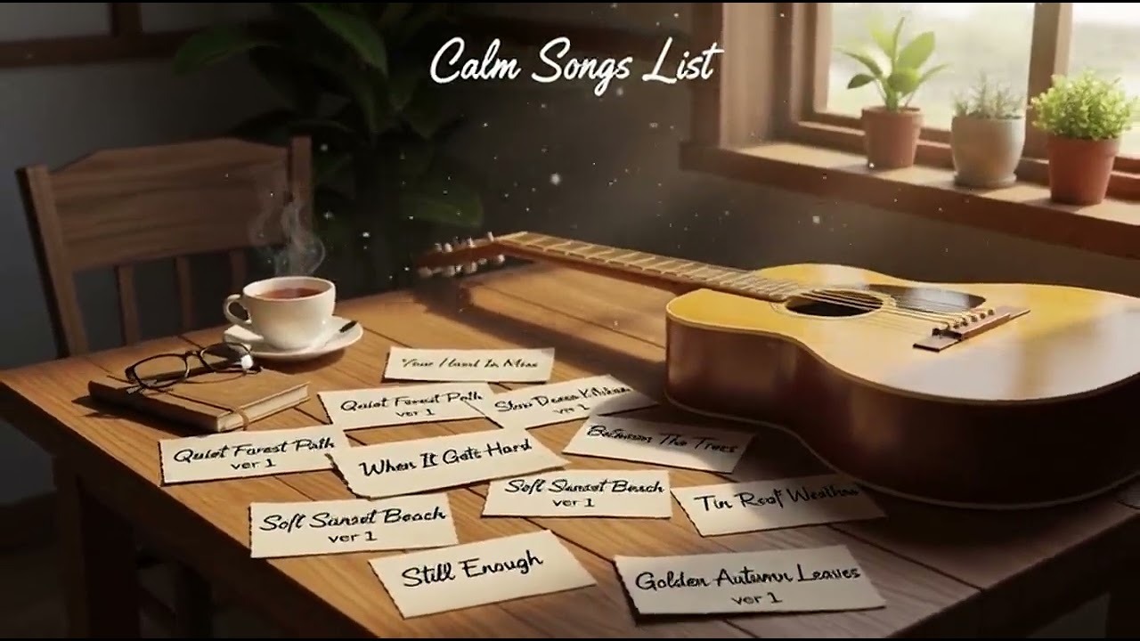 Peaceful Acoustic Guitar Harmony for Study