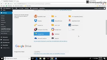 Free Website backup With Updraft Plus WordPress Plugin