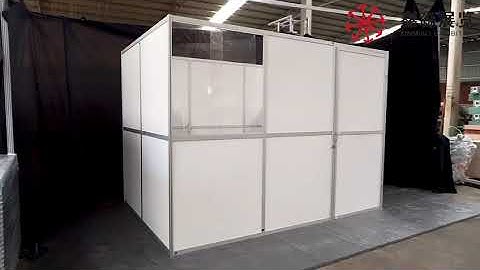 Low Cost Portable Aluminum Structure Movable Rooms, Xinmiao Exhibition Systems
