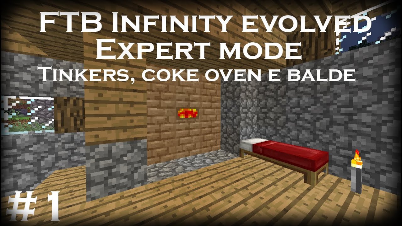 Minecraft - FTB Infinity Evolved Expert mode - Iniciando com o tinkers ...