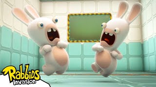 Rabbid Test N°98002-c: the Platform 🧩🙀 | RABBIDS INVASION 🐰 | Cartoon for Kids
