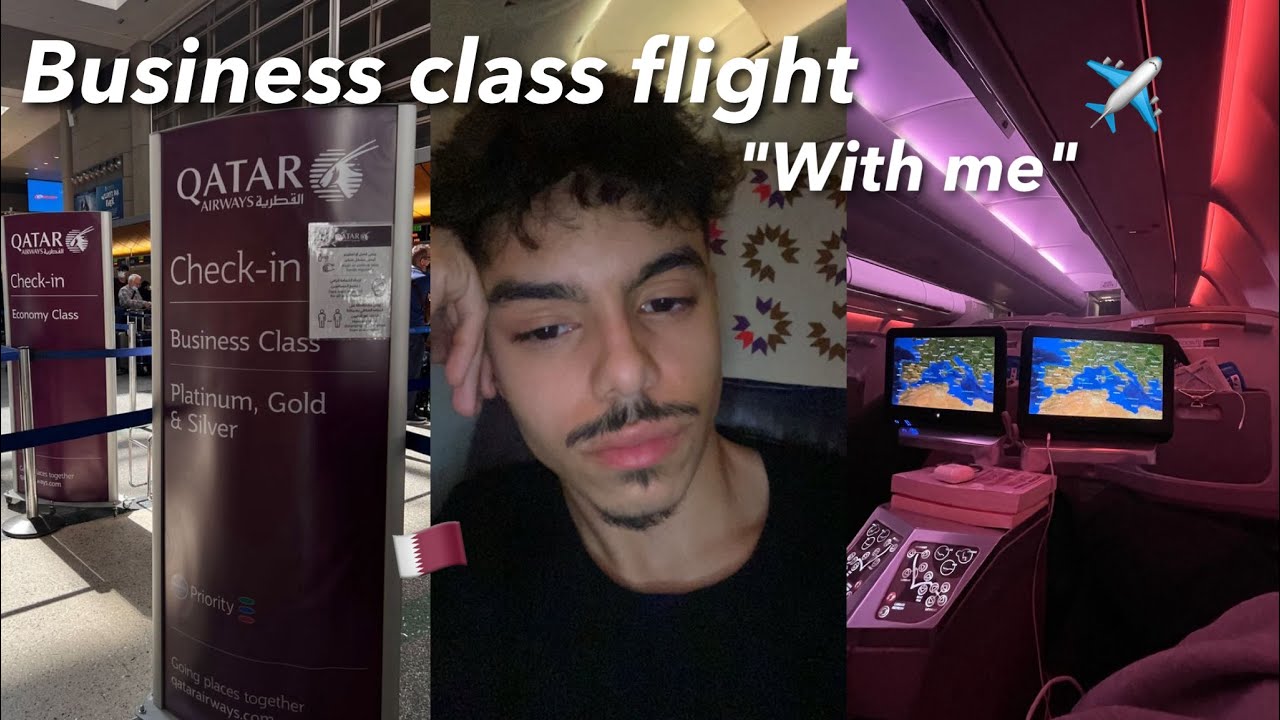 First business class flight experience 