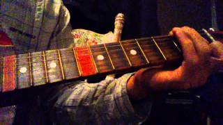 classical guitar with unusual alternative tuning