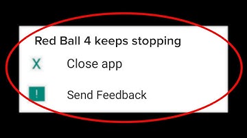 How To Fix Red Ball 4 Keeps Stopping Error Android & Ios - Red Ball 4 App Not Open Problem Solved
