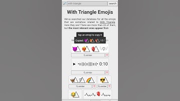 instagram Triangle emojis #emoji