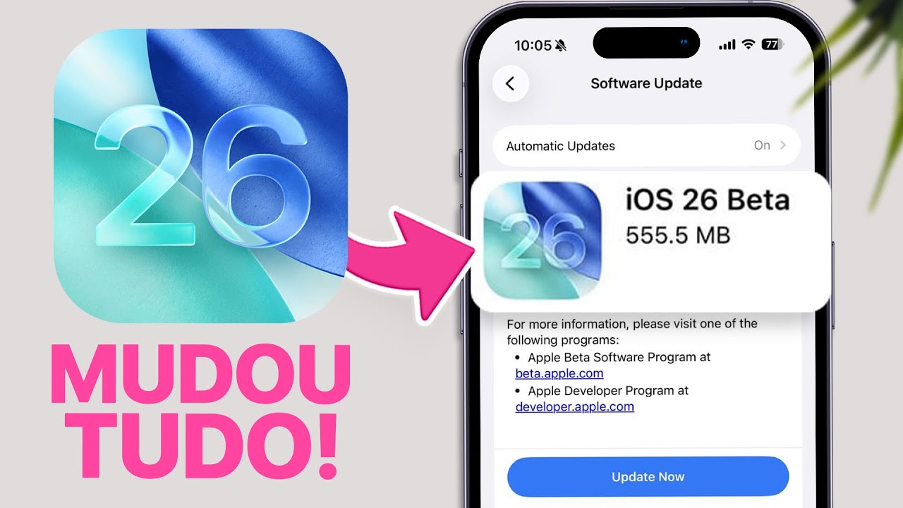 iOS 26 Beta Público TEM NOVA DATA e iOS 18.6 SURPREENDE! - YouTube