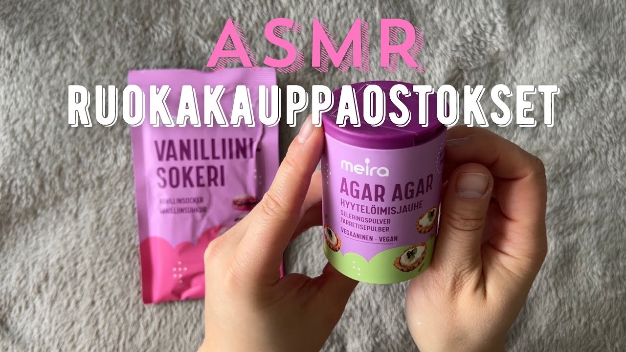 ASMR SUOMI - ruokakauppaostokset ✨