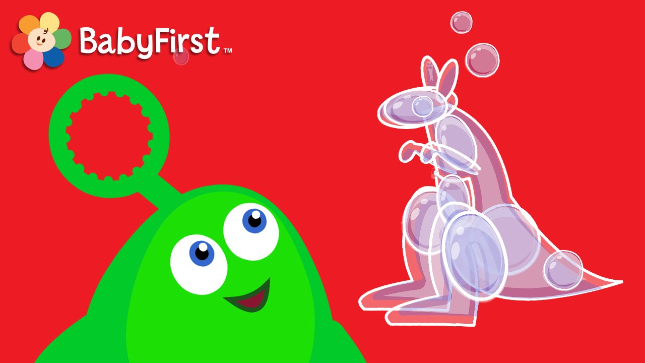 Kangaroo | Learning Cartoons for Babies | Bloop and Loop | BabyFirst TV ...