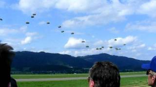 Zeltweg 2011- Paratroopers accident