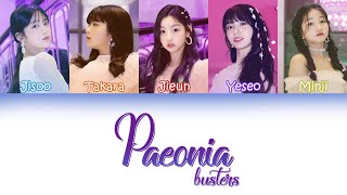 BUSTERS (버스터즈) - PAEONIA (피오니아) | Color Coded Lyrics (HAN/ROM/PT-BR)