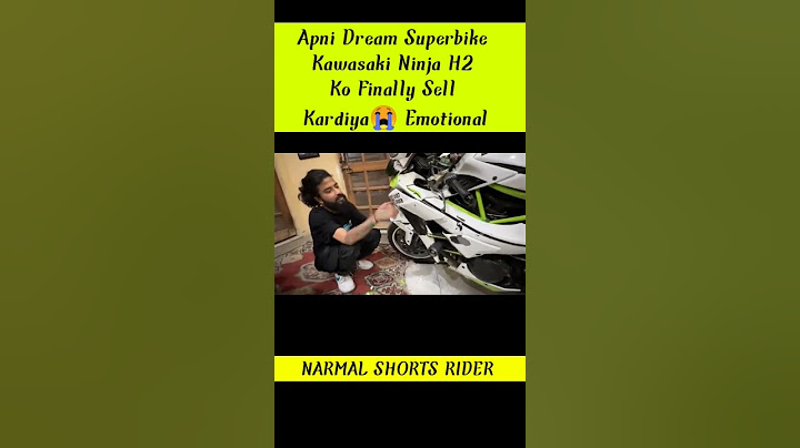 Apni Dream Superbike Kawasaki Ninja H2 Ko Finally Sell Kardiya😭 Emotional #viral #shorts