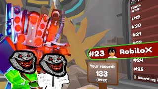 😱OMG!🔥 HUNT for ULTIMATE TITAN DRILL MAN in ENDLESS MODE! TOP LEADERBOARD! ☠️ Toilet Tower Defense