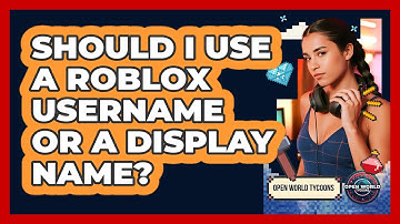 Should I Use A Roblox Username Or A Display Name? - Open World Tycoons