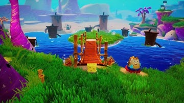 Mrs. Puff Golden spatula puzzle solution SpongeBob SquarePants: Battle For Bikini Bottom -Rehydrated