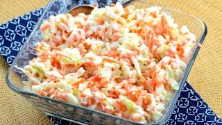 سلطة كول سلو بطريقة كنتاكي KFC Coleslaw salad