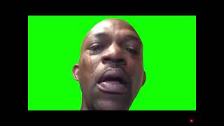Black Man Crying Meme Green Screen