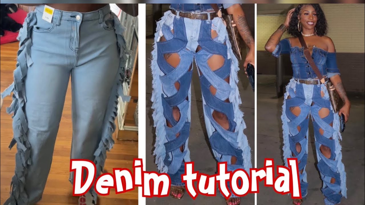 Spiral Jeans Denim Tutorial - YouTube