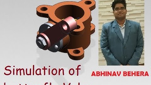 simulation of butterfly valve