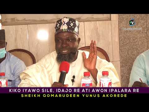 KIKO IYAWO SILE, IDAJO RE ATI AWON IPALARA RE BY: SHEIKH QOMARUDEEN YUNUS AKOREDE