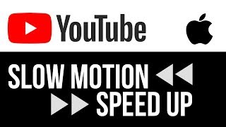 How to Slow Down\/ Speed Up YouTube Video - iPhone iPad iPod