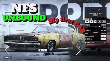 NFS UNBOUND GAMEPLAY - My first CAR/CHARACTER Customization