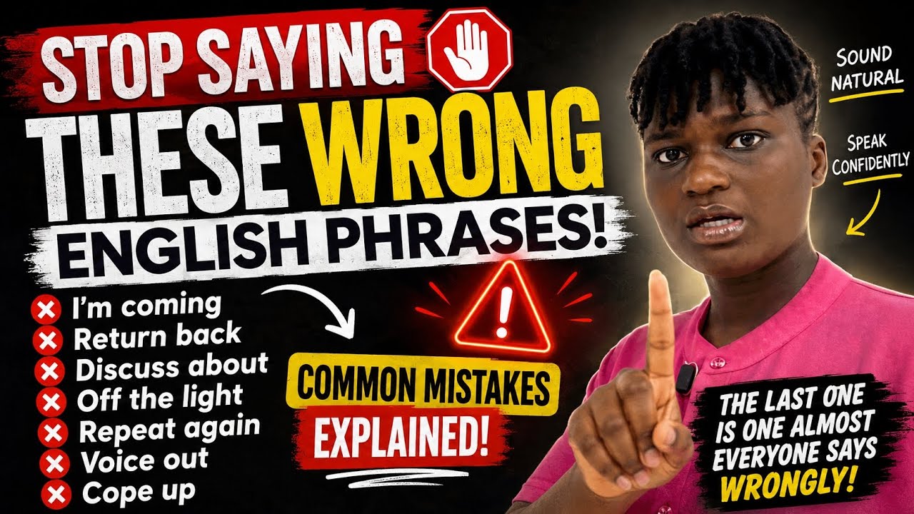 Stop Saying These Wrong English Phrases! | Common English Mistakes ...