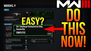 *FAST* How To Get 2 LONG RANGE Throwing Knife/Sticky Kills in MW3