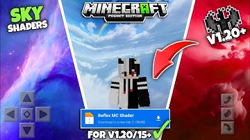 SKY Shader For MCPE 1.20 / 1.20.15+ 😱 | Render Dragon 👌 [ 100% WORKING ]