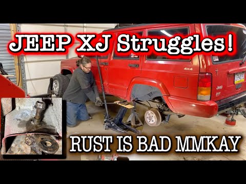 DIY: Jeep Cherokee Leaf Spring and Rust Hole FIX #jeepxj