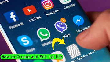 How to open and edit txt file in android mobile