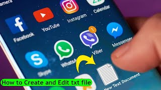 How to open and edit txt file in android mobile screenshot 1