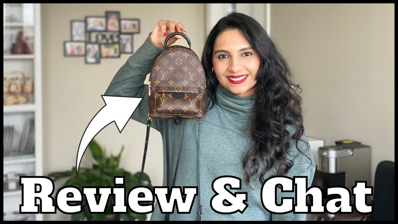 Louis Vuitton Palm Springs Backpack Mini Review, Demi Bang