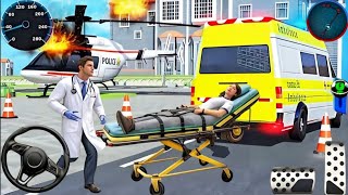 Ambulance City Rescue Simulator - 911 US Emergency Ambulance Driving 3D : Android Gameplay screenshot 3