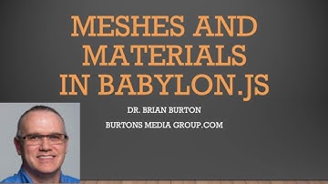 Adding Basic Mesh, Materials and Textures in Babylon.JS