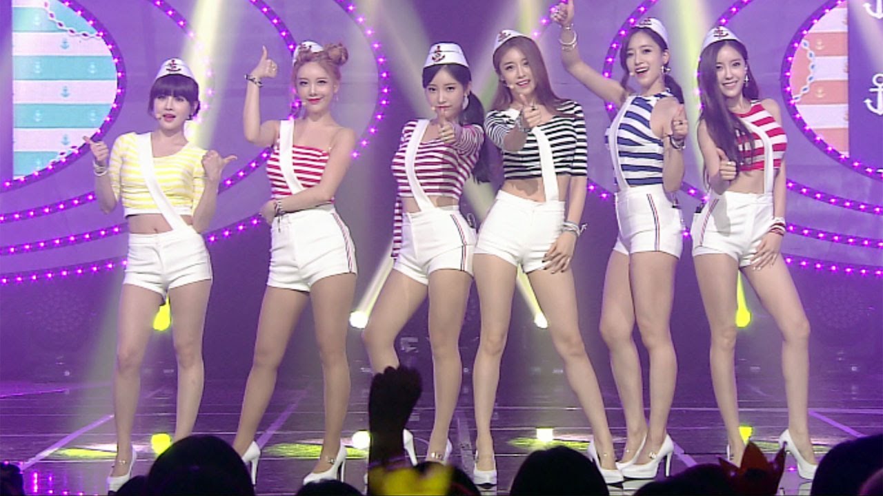 T-ARA (тиара) - Это безумие (So crazy) @ Популярная песня Inkigayo 20150823