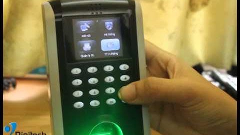 Hướng dẫn sử dụng máy chấm công kiểm soát cửa vân tay Kobio SF200