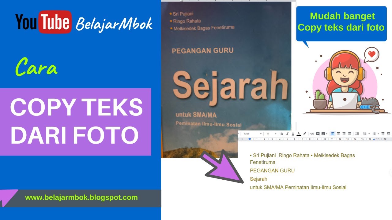 Cara Copy Teks Dari Foto YouTube Cara copy teks dari foto youtube