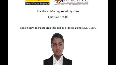 Database Management System Question Sets 46