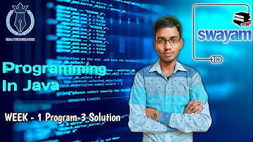 NPTEL Programming In Java Week-1 Programming Assignment-3 Solution July Session 2023