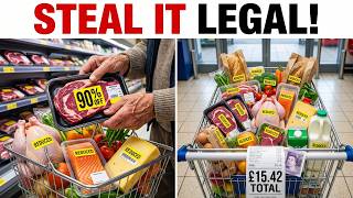 25 Forbidden British Supermarket Tricks to Walk Out With a Trolley Full for £15