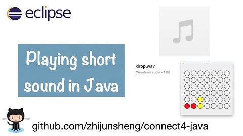 JPBE016: Playing sound with Java sound API