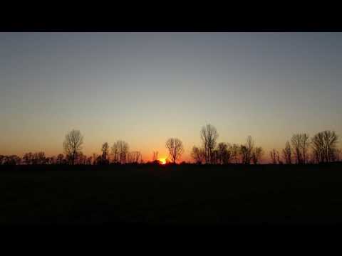 sunset timelapse zachód