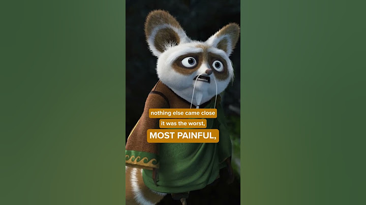 No... It Really Was That Bad | KUNG FU PANDA