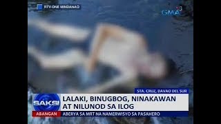 Lalaki, binugbog, ninakawan at nilunod sa ilog Lalaki, binugbog, ninakawan at nilunod sa ilog