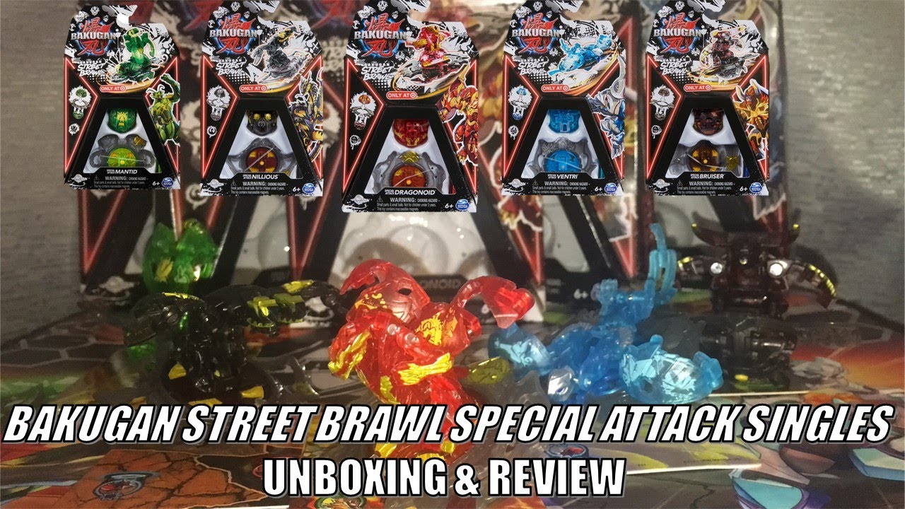 Bakugan Street Brawl Clash Pack Action Figure Set in 2023