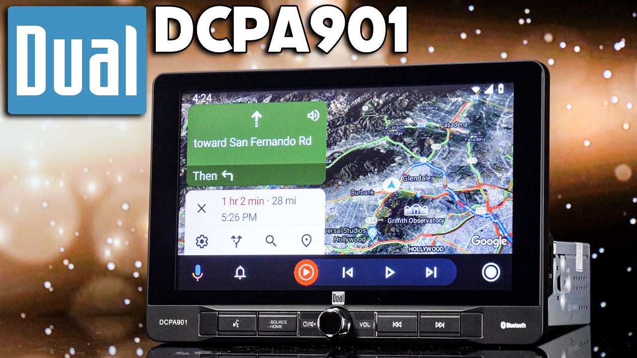 Dual DCPA901 9 Single DIN Headunit - Apple Carplay & Android Auto 